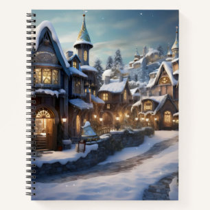 Fantasy Winter Village Notebook