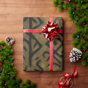 fantasy witchcraft wrapping paper
