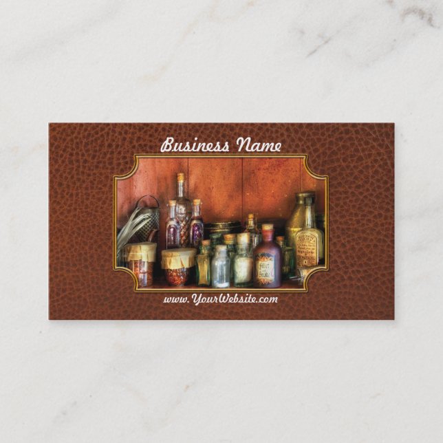 Fantasy - Wizards Ingredients Business Card (Front)