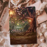 Fantasy Woodland Enchanted Forest Glow Sweet 16 Invitation<br><div class="desc">This captivating design invites them to step into a magical forest where whimsical flowers bloom in vibrant hues and delicate butterflies flutter among the foliage. Each corner of the forest is alive with colour and wonder, creating an atmosphere of pure magic and delight. Perfect for celebrating a Sweet Sixteen with...</div>