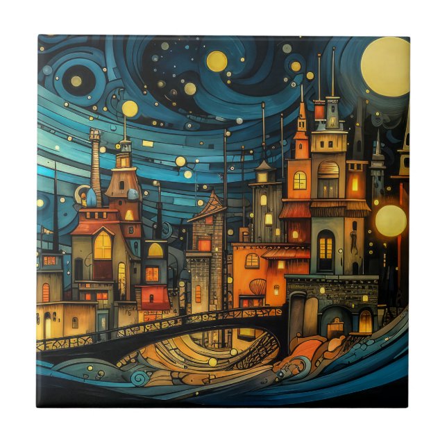 Fantasy World #1 Tile Coaster (Front)