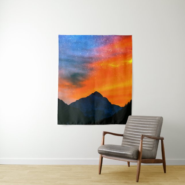 Fantasy world at mountains tapestry (In Situ)