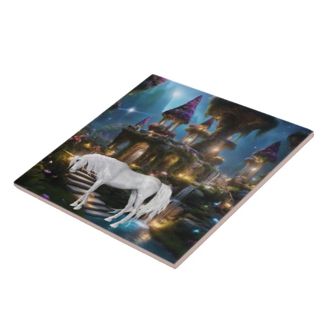 Fantasy world ceramic tile (Side)