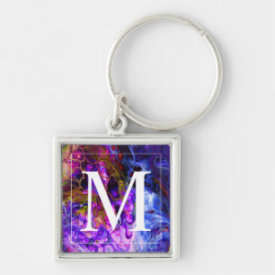 Fantasy World Monogram Key Ring