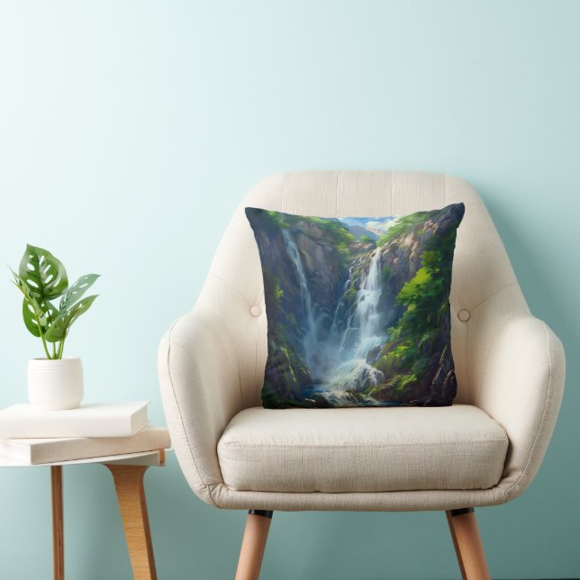 Fantasy World Waterfall Cushion (Chair)