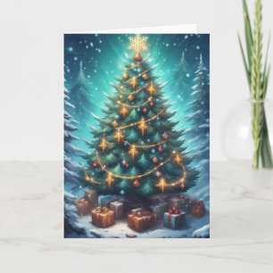 Fantasy Xmas Tree Card