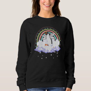 Fantasy Zoo Animal Rainbow Penguincorn Unicorn Pe Sweatshirt
