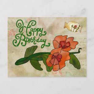 Fantasyblume Postcard