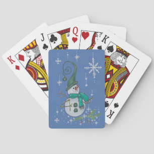 Fantasyschneemann Playing Cards