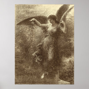 Fantin-Latour - A Eugene Delacroix Poster