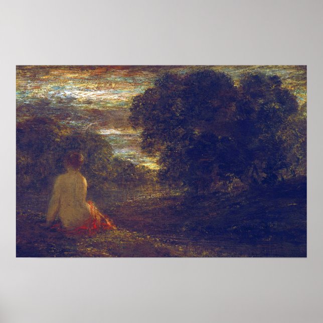 Fantin-Latour - Dusk Poster (Front)