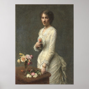 Fantin-Latour - Mrs Lerolle Poster