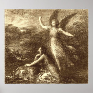 Fantin-Latour - Paradise And La Peri Poster