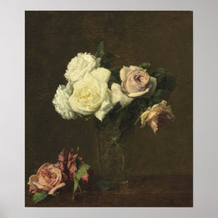 Fantin-Latour - Roses Poster