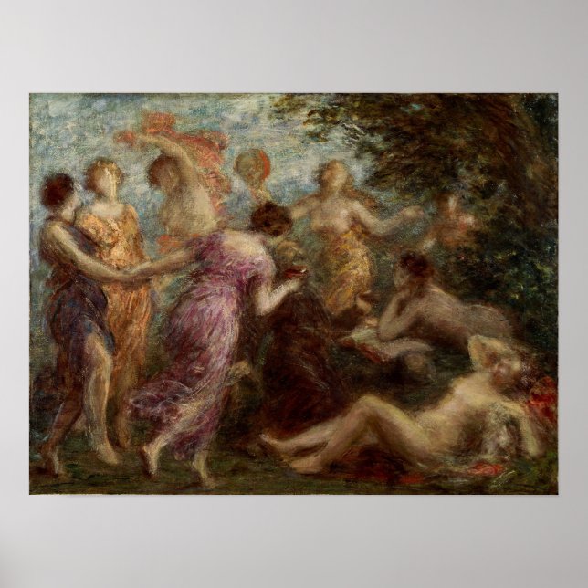 Fantin-Latour - The Temptation Of St. Anthony Poster (Front)