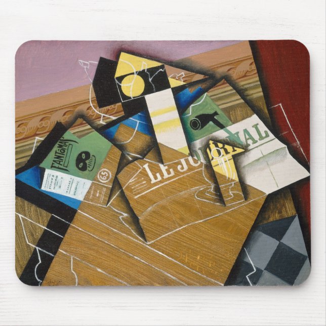 Fantomas, 1915 (oil on canvas) mouse pad (Front)