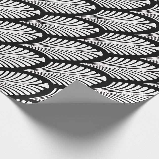 Fantusi Black and White - Your Colour Wrapping Paper (Corner)