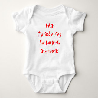 FAO:The Goblin KingThe LabyrinthOtherworlds Baby Bodysuit