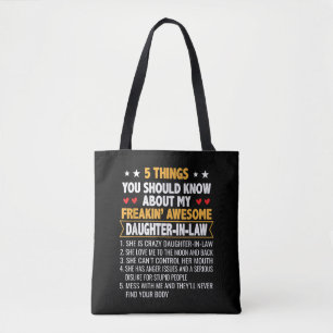 Far And Mother In Law From Daughter In Law Tote Bag
