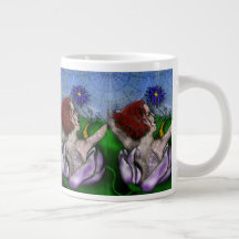 Far away Flower Jumbo Mug