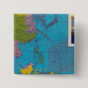 Far East, Mediterranean Area 15 Cm Square Badge