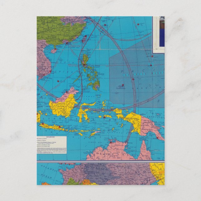 Far East, Mediterranean Area Postcard (Front)