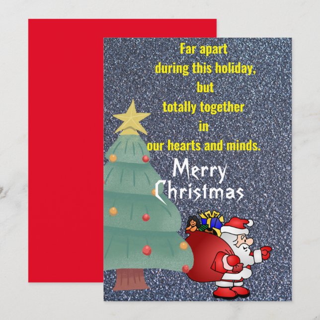 Far friend holiday card (Front/Back)