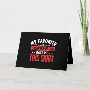 Far In Law From Daughter In Law Favourite Card