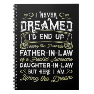Far In Law Of A Freaking Awesome Daughter In Law Notebook