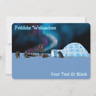 Far North Christmas - Fröhliche Weihnachten Holiday Card