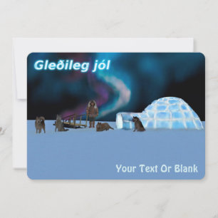 Far North Christmas - Gleðileg Jól Holiday Card