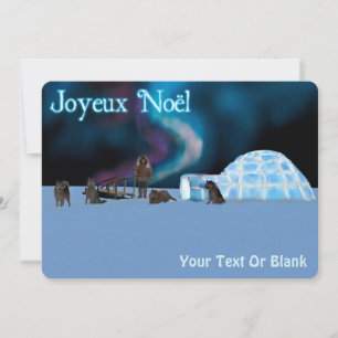 Far North Christmas - Joyeux Noёl Holiday Card