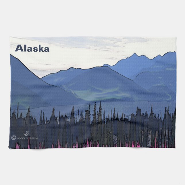 Far North Summer Tea Towel (Horizontal)