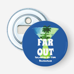 Far Out Bottle Opener Magnet