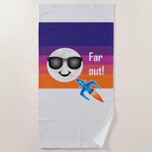 Far Out Design - Beach Towel