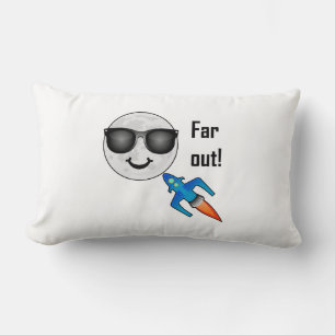 Far Out Design - Lumbar Pillow 13" x 21"