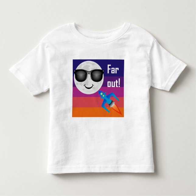 Far Out Design - Toddler Fine Jersey T-Shirt (Front)