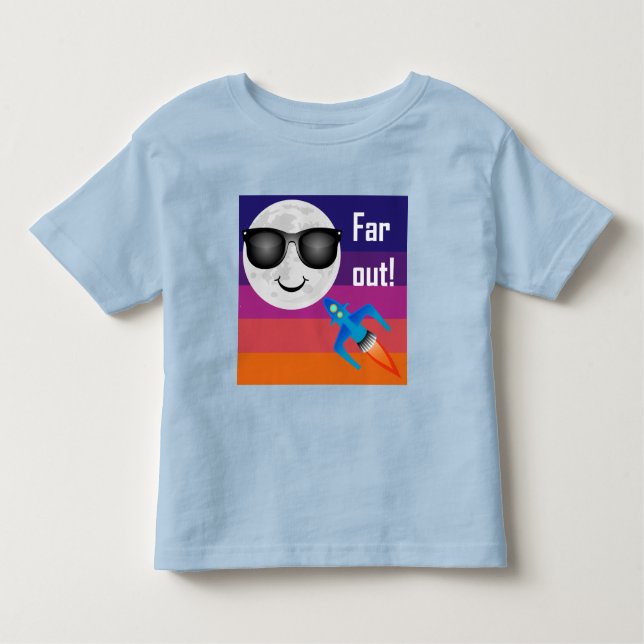 Far Out Design - Toddler Fine Jersey T-Shirt (Front)