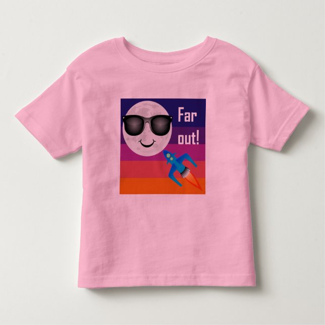 Far Out Design - Toddler Fine Jersey T-Shirt (Front)