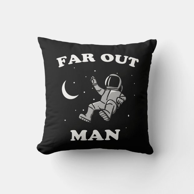 Far Out Man Cushion (Front)