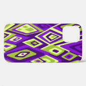 Far Out Retro Abstract Psychedelic Purple Case-Mate iPhone Case (Back (Horizontal))