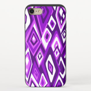 Far Out Retro Abstract Psychedelic - Purple  iPhone 8/7 Slider Case