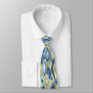 Far Out Retro Abstract Two-sided Tie