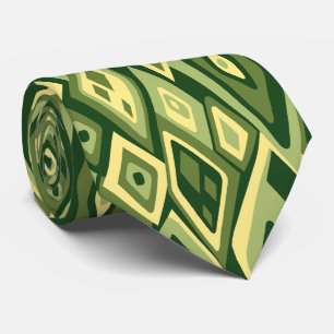 Far Out Retro Abstract Two-sided Tie