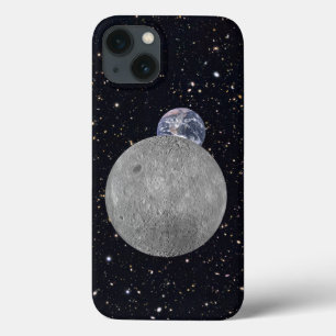 Far Side of the Moon Earth Starry Sky iPhone 13 Case