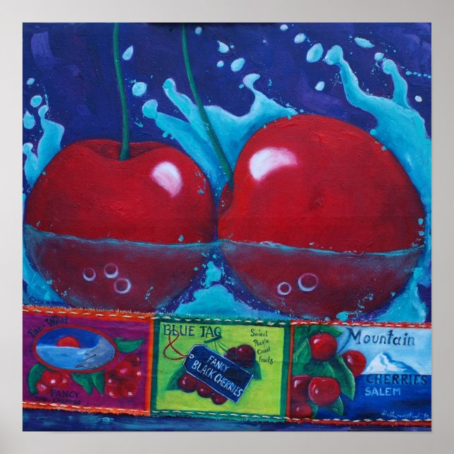 Far West Cherries Poster (Front)