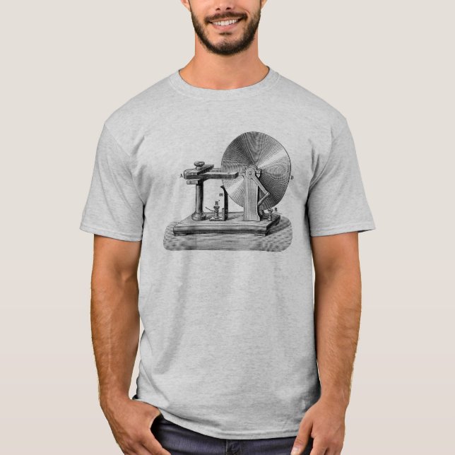Faraday disc generator T-Shirt (Front)