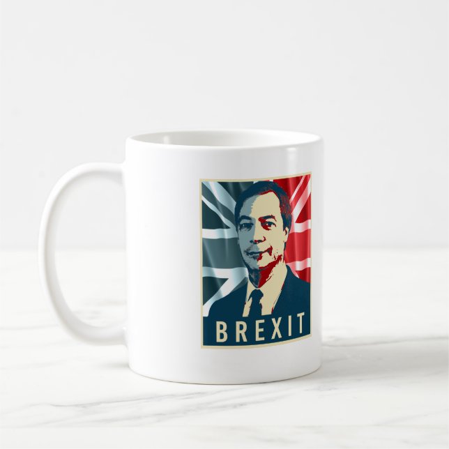 Farage Brexit Poster - - Coffee Mug (Left)