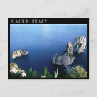Faraglioni Rocks, Isle of Capri postcard