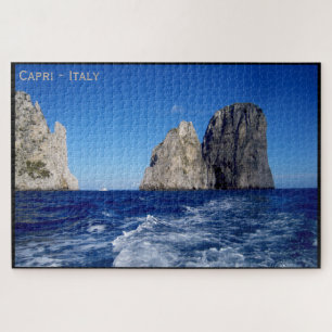 Faraglioni stacks - Isle of Capri - Italy Jigsaw Puzzle